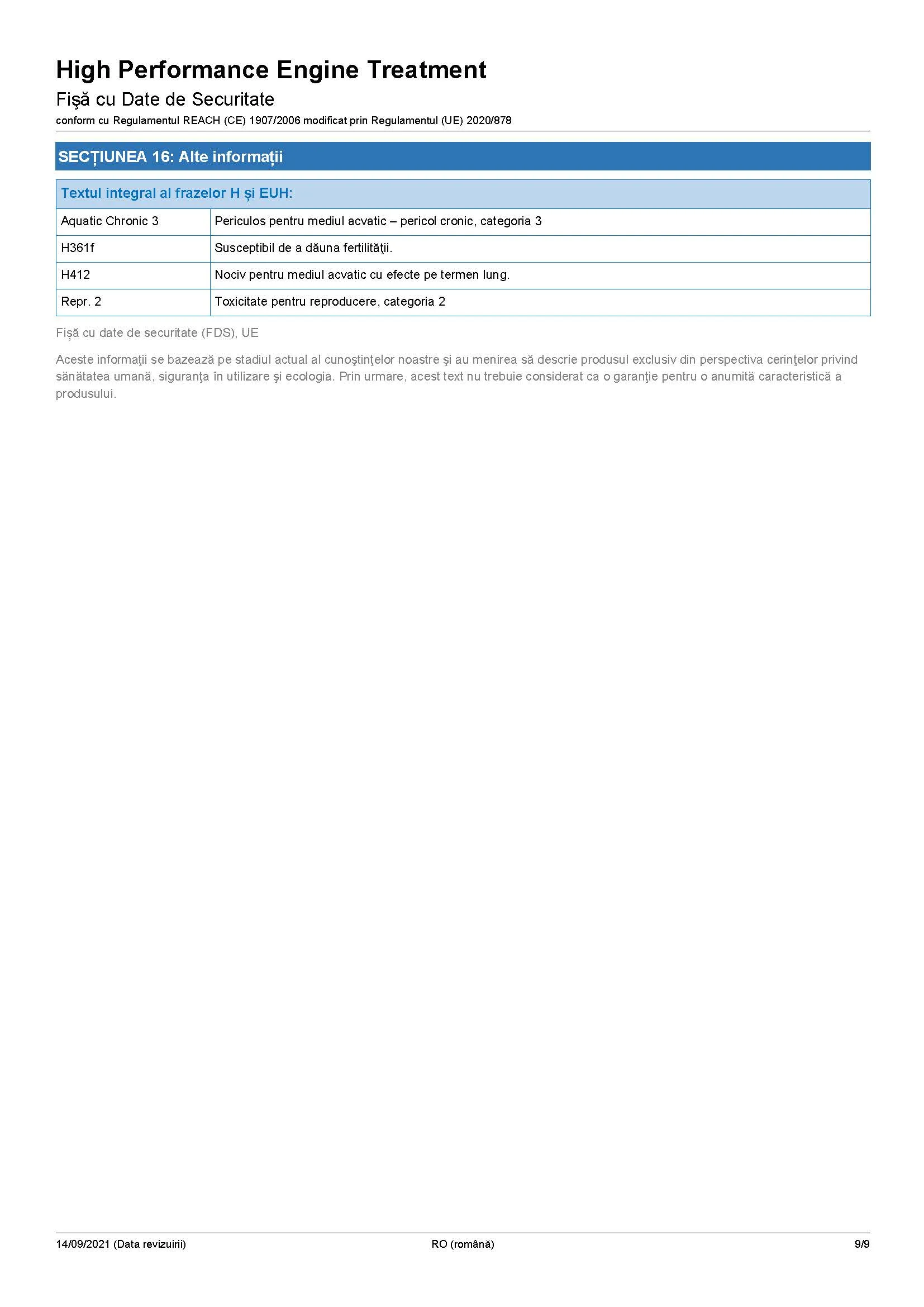 Imagine produs: High Tech Engine Treatment WYNN'S (W77101)